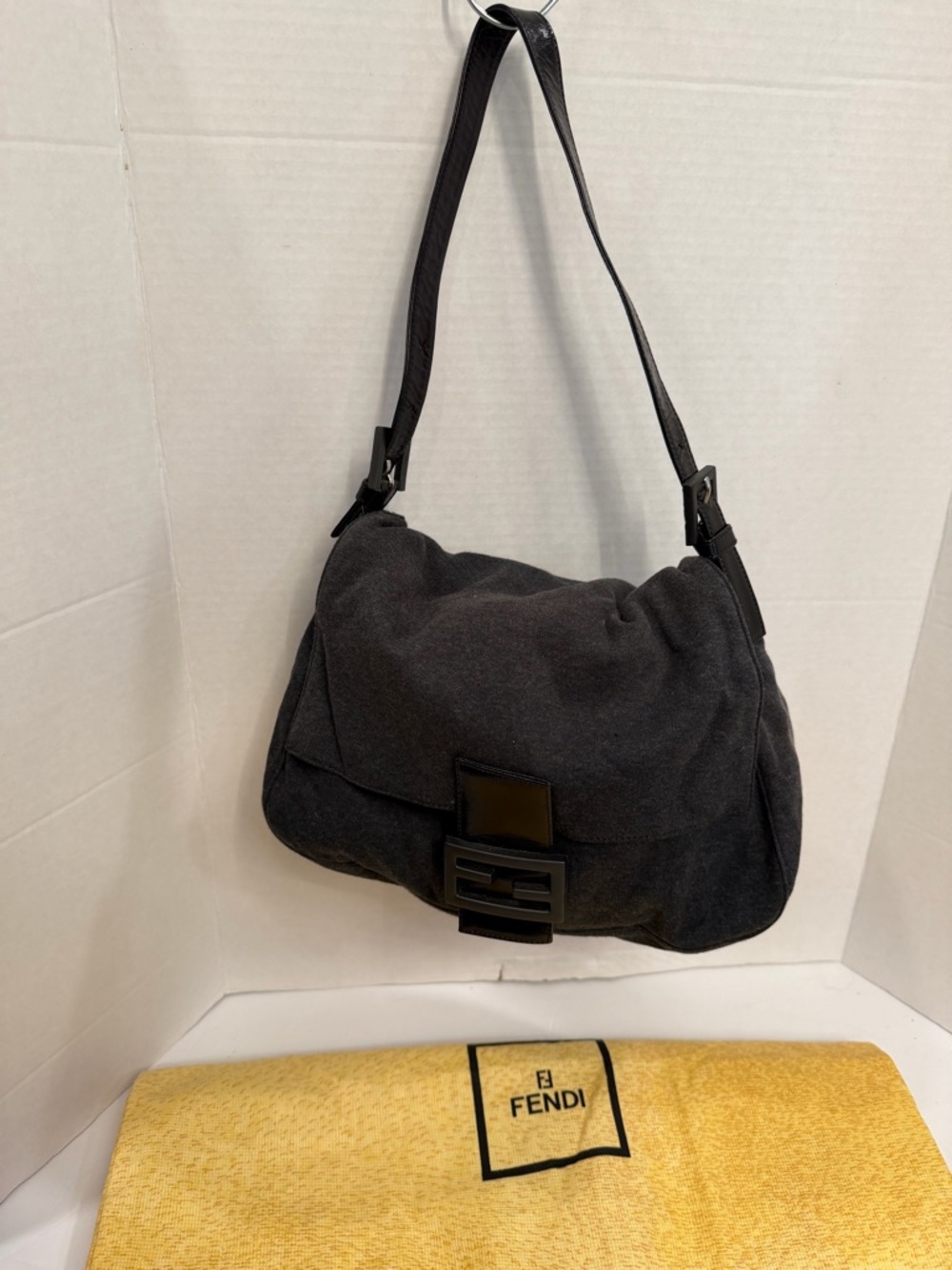 Fendi Baguette 1997 re-edition wool handbag, small call out in photos
